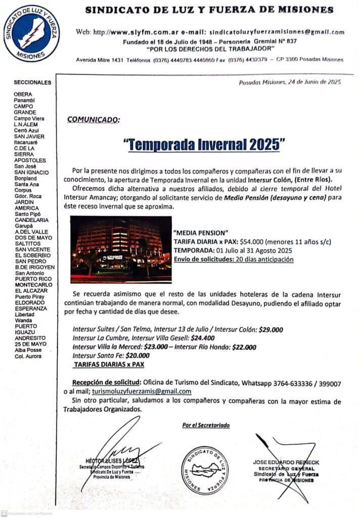 TEMPORADA INVIERNO 2025